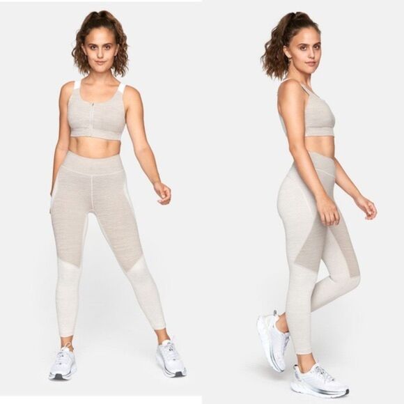 Outdoor Voices TechSweat 3/4 Two-Tone Leggings - Picture 5 of 11